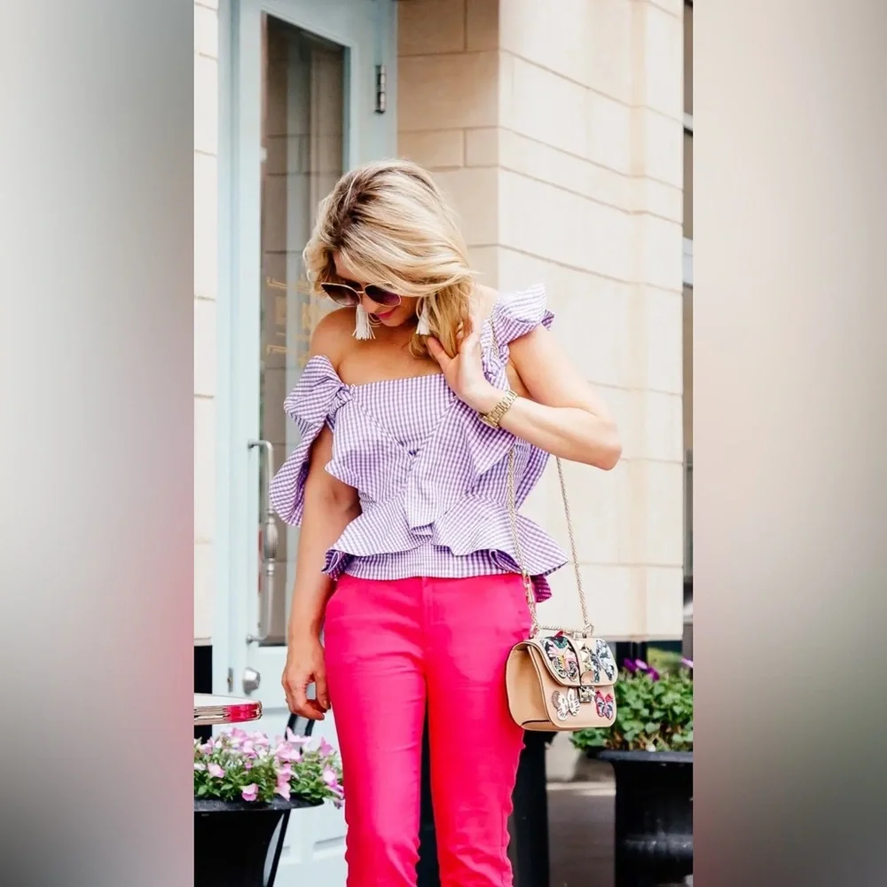 Petersyn Lavender Tate Top EUC Sz Small - Picture 9 of 16